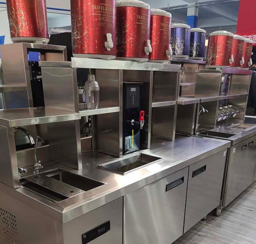 Milk tea shop operating water bar Commercial ice machine-vlefooena