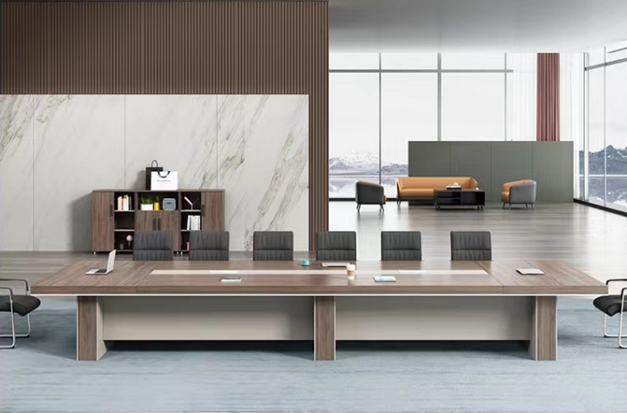 Conference table office training bench combination-vlefooena