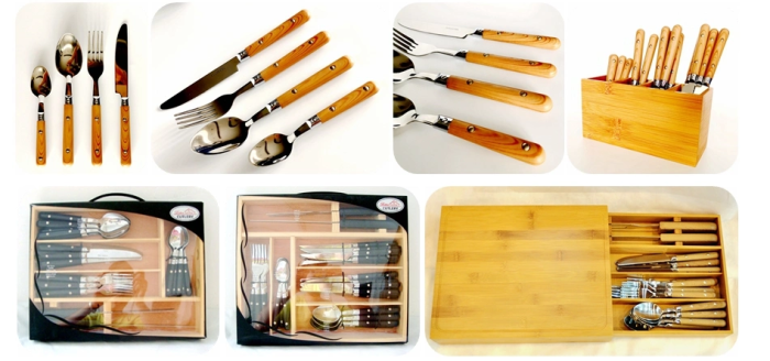 Durable Plastic Handles for Stainless Steel Kitchenware: Wooden-Style Design for Modern Cookware-vlefooena