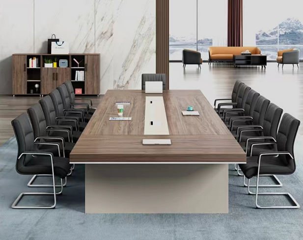 Conference table office training bench combination-vlefooena