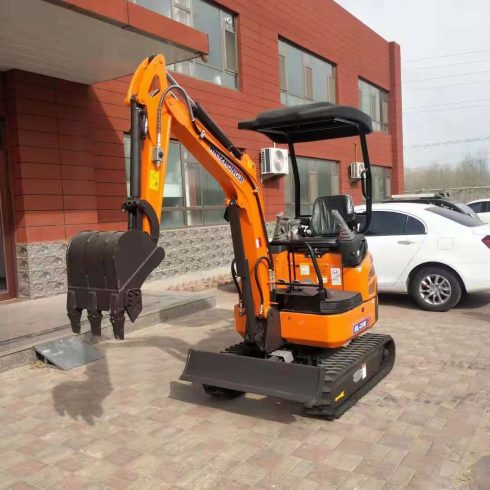 What is the efficiency of a small excavator-vlefooena
