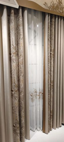 China Custom Curtain Manufacturer – Floor-to-Ceiling Blackout Solutions-vlefooena