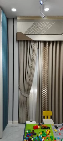 China Custom Curtain Manufacturer – Floor-to-Ceiling Blackout Solutions-vlefooena