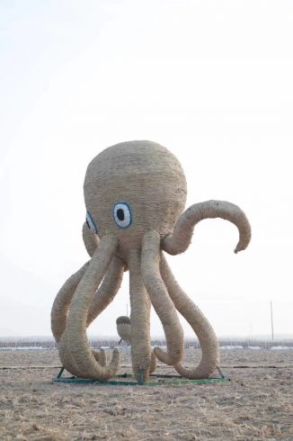 Outdoor Landscape Decoration Solutions: Large Art Sculptures & Straw Figures-vlefooena