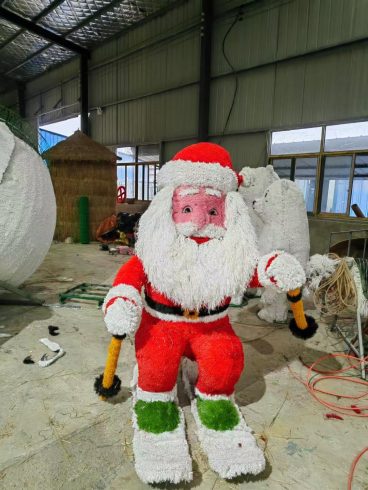 Giant Straw Animal Sculpture: Large Outdoor Installations for Festivals and Theme Parks-vlefooena