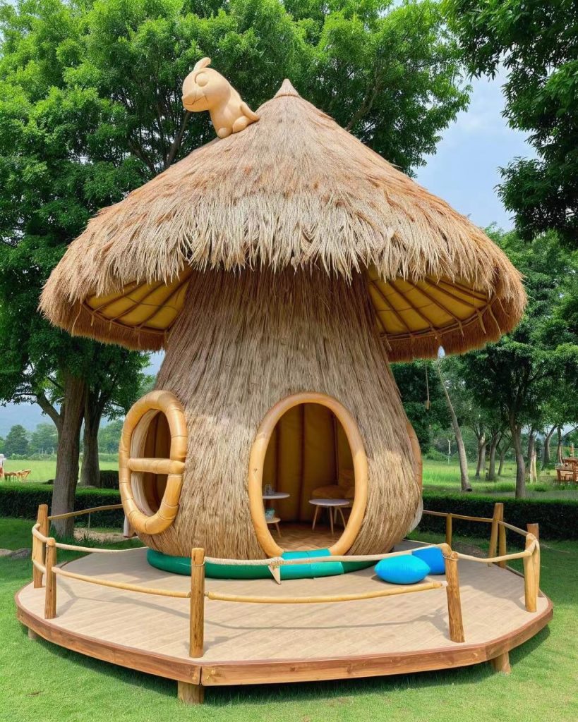 Straw Sculpture Manufacturer: Custom Hay Sculptures for Global Festivals, Parks, and Events-vlefooena